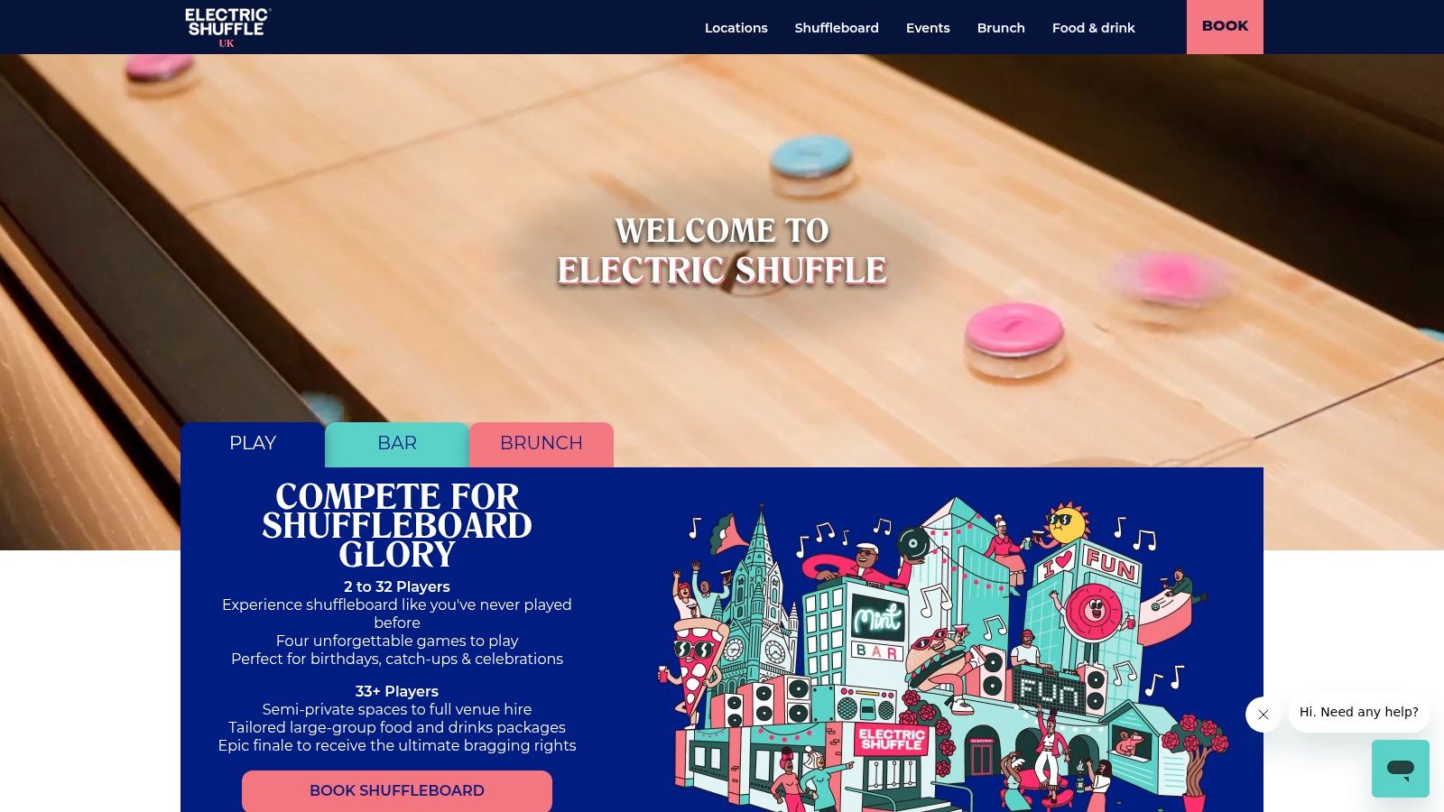 Electric Shuffle (Tech Shuffleboard)