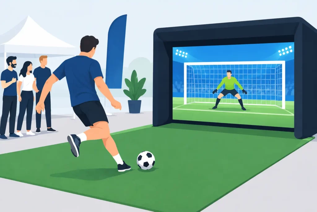Interactive Football Simulator Hire for Events