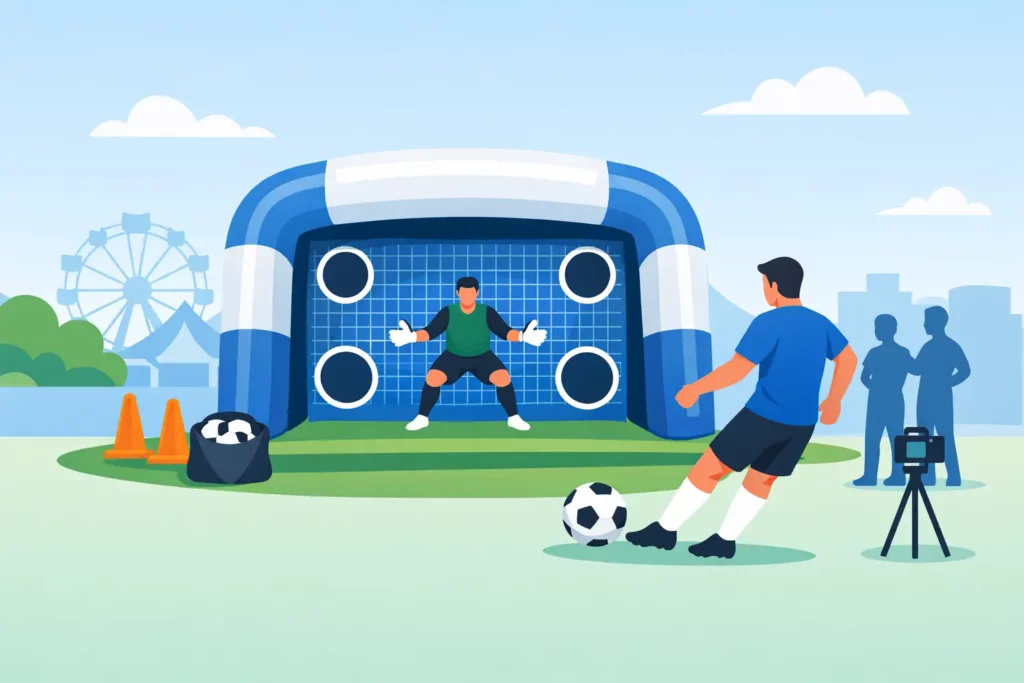 Penalty Kick Simulator Hire for UK Events