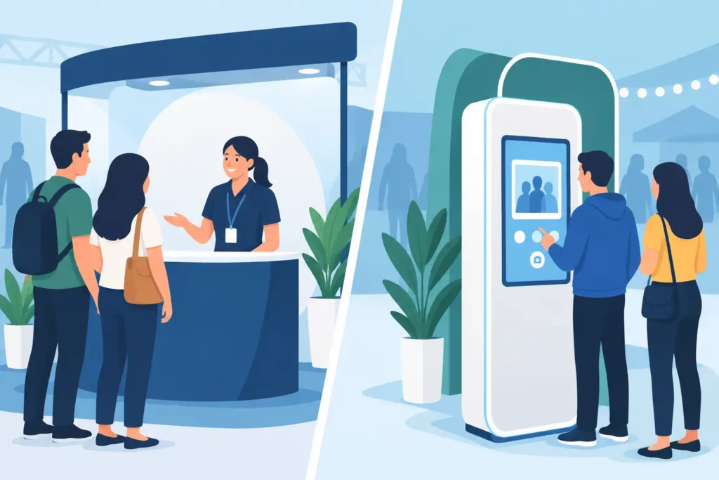 Staffed Versus Self Service Attractions at Events