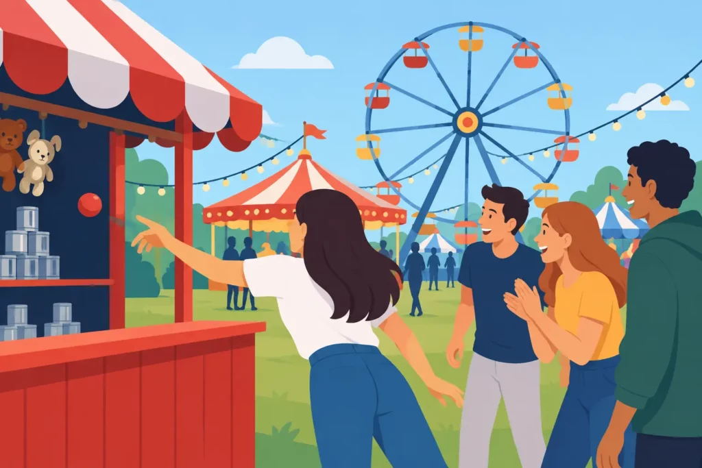 Fairground Hire That Gets Guests Involved